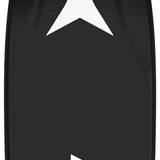 Atomic Maverick 95 Ti Skis 2024 - Black skis with a white Atomic logo on top.