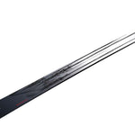 Atomic Maverick 95 Ti Skis 2024 - Black skis with a subtle white pattern on top and red accents near the tip.