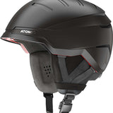 Atomic Savor GT Amid Helmet 2022-2023 - Matte black helmet with a sleek, aerodynamic design and ventilation system visible on top.