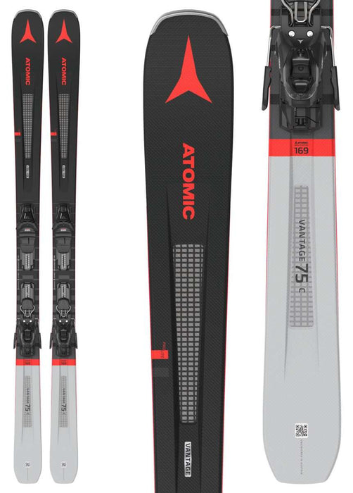 Atomic Vantage 75 C System Ski With M10 Ski Bindings 2023
