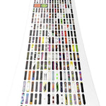 Bataleon 20Y Snowboard 2024 - White snowboard with black and green graphics on top sheet.