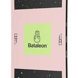 Bataleon Blow Snowboard 2024 - A black snowboard with yellow flecks and a pink border.