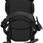 Bataleon E-Stroyer Snowboard Bindings 2024 - Black bindings with a textured pattern on the straps and buckles.
