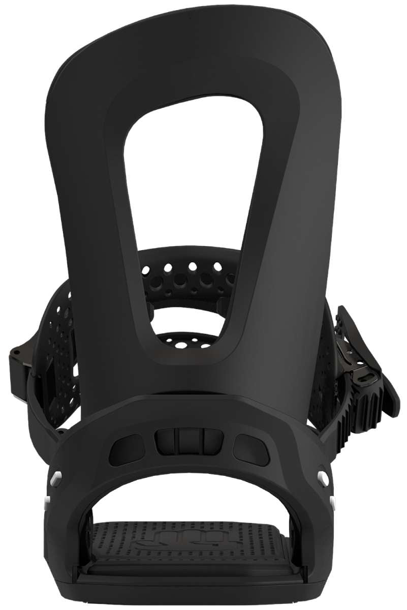 Bataleon E-Stroyer Snowboard Bindings 2024 - Black bindings with a sleek, modern design and silver hardware.
