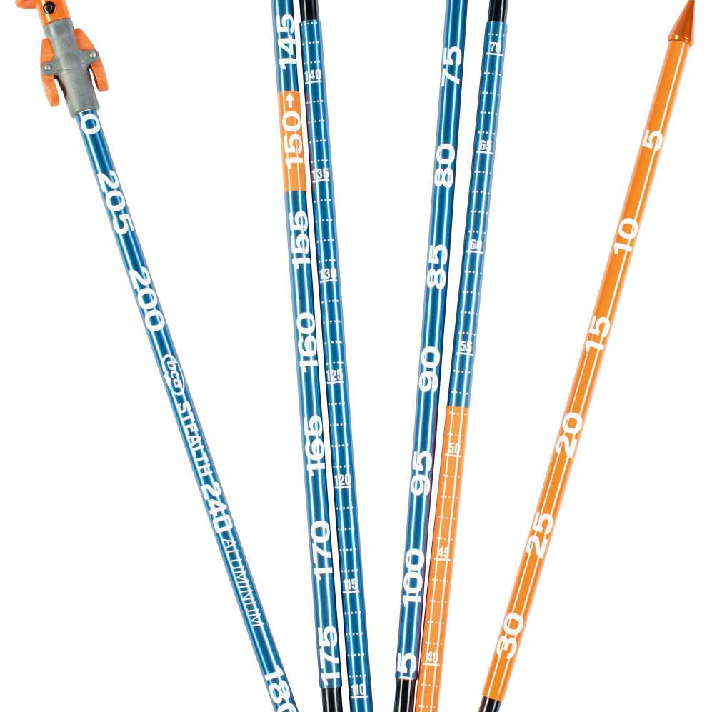 BCA Stealth 240 Probe - Black probe with silver hardware, featuring a black plastic tip and a white logo on the shaft.