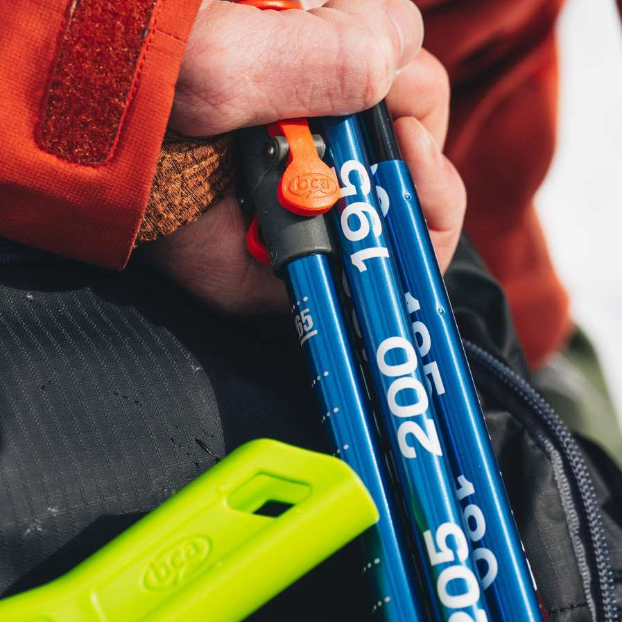 BCA Stealth 240 Probe - Probe is black with silver hardware and a red tip.