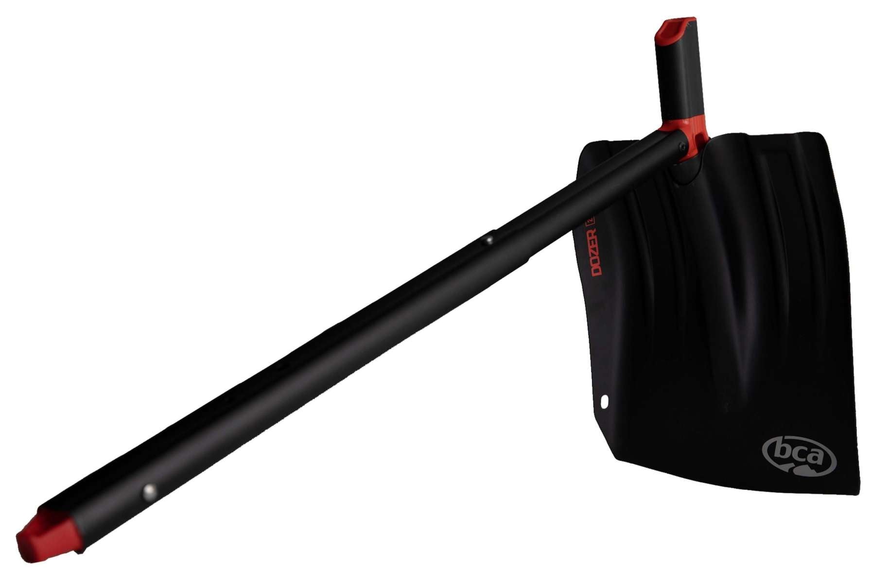 BCA T4 Turbo Rescue Package 2024 - A black shovel with a red handle and silver hardware.