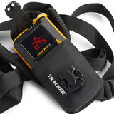 BCA Tracker 4 Beacon 2024 - Black beacon with red LED display and yellow trim.