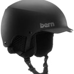 Bern Baker Classic Helmet 2023 - Matte black helmet with a sleek, aerodynamic design and adjustable vents on top.