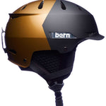 Bern Hendrix MIPS Helmet 2022-2023 - Matte black helmet with a white logo on the front and ventilation holes along the top.