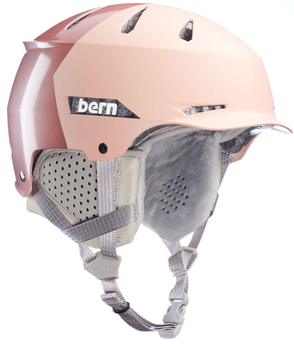 Bern Hendrix MIPS Helmet 2022-2023 - A matte black helmet with a white logo on the front and ventilation holes along the top.