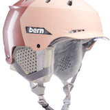 Bern Hendrix MIPS Helmet 2022-2023 - A matte black helmet with a white logo on the front and ventilation holes along the top.