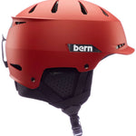 Bern Hendrix MIPS Helmet 2022-2023 - Matte black helmet with white logo on the side and a dark gray visor.