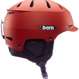 Bern Hendrix MIPS Helmet 2022-2023 - Matte black helmet with white logo on the side and a dark gray visor.