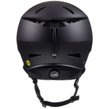 Bern Junior Hendrix MIPS Helmet 2024 - Matte black helmet with a sleek, aerodynamic design and ventilation holes on top.