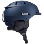 Bern Junior Hendrix MIPS Helmet 2024 - A matte black helmet with a sleek, aerodynamic design and ventilation holes on top.
