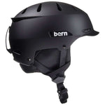 Bern Junior Hendrix MIPS Helmet 2024 - Matte black helmet with a sleek, aerodynamic design and ventilation holes on top.