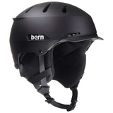 Bern Junior Hendrix MIPS Helmet 2024 - Matte black helmet with a sleek, aerodynamic design and ventilation holes on top.