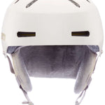 Bern Junior's Macon 2.0 MIPS Helmet 2024 - White helmet with a sleek, aerodynamic design and ventilation holes on top.