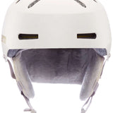 Bern Junior's Macon 2.0 MIPS Helmet 2024 - White helmet with a sleek, aerodynamic design and ventilation holes on top.