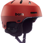 Bern Junior's Macon 2.0 - MIPS helmet with a matte black finish and white accents on the side vents.