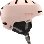 Bern Macon 2.0 MIPS Helmet - Matte black helmet with a white logo on the front and ventilation holes along the top.