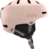 Bern Macon 2.0 MIPS Helmet - Matte black helmet with a white logo on the front and ventilation holes along the top.