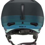 Bern Macon 2.0 MIPS Helmet 2024 - A black helmet with a white logo on the front and straps at the back.