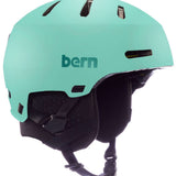 Bern Macon 2.0 MIPS Helmet - Matte black helmet with a white logo on the front and ventilation holes along the top.