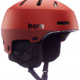 Bern Macon 2.0 MIPS Helmet - Matte black helmet with a white logo on the front and ventilation holes along the top.