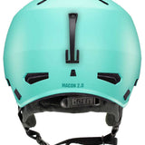 Bern Macon 2.0 MIPS Helmet 2024 - A mint green helmet with a black strap and buckle on top, viewed from the back.
