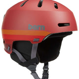 Bern Macon 2.0 MIPS Helmet - Matte black helmet with a white logo on the front and ventilation holes along the top.