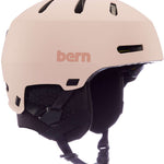 Bern Macon 2.0 MIPS Helmet - 2024 helmet with a matte black finish and white accents on the side vents.