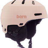 Bern Macon 2.0 MIPS Helmet - 2024 helmet with a matte black finish and white accents on the side vents.