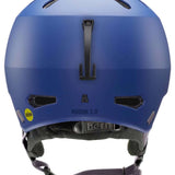 Bern Macon 2.0 MIPS Helmet 2024 - A blue helmet with a black strap and white logo on the front.