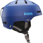 Bern Macon 2.0 MIPS Helmet - Matte black helmet with a white logo on the front and ventilation holes along the top.