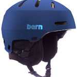 Bern Macon 2.0 MIPS Helmet - Matte black helmet with a white logo on the front and ventilation holes along the top.