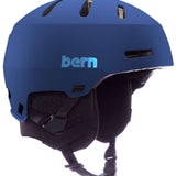 Bern Macon 2.0 MIPS Helmet - Matte black helmet with a white logo on the front and ventilation holes along the top.