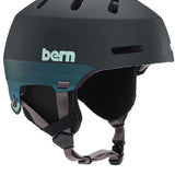 Bern Macon 2.0 MIPS Helmet 2024 - A matte black helmet with a white logo on the front and ventilation holes along the top.