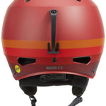 Bern Macon 2.0 MIPS Helmet 2024 - Red helmet with a black strap and white logo on the front.