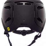 Bern Watts 2.0 MIPS Helmet 2022-2023 - Matte black helmet with a sleek, aerodynamic design and ventilation system on top.