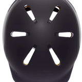 Bern Watts 2.0 MIPS Helmet 2022-2023 - Matte black helmet with a sleek, aerodynamic design and ventilation holes on top.
