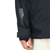 Beyond Medals Anorak 2L Shell Jacket 2024 - A black jacket with a white logo on the left chest and white text on the right sleeve.