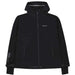 Beyond Medals High Tech 3L Shell Jacket 2024 - A black jacket with a hood, featuring a zipper down the front and two zippered pockets on either side.