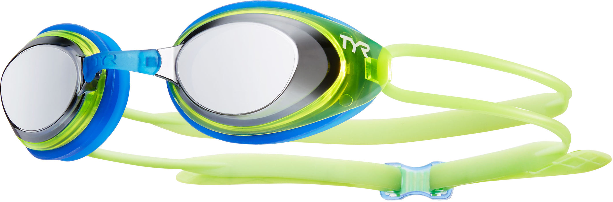 TYR Juniors' Blackhawk Racing Mirrored Swim Goggles