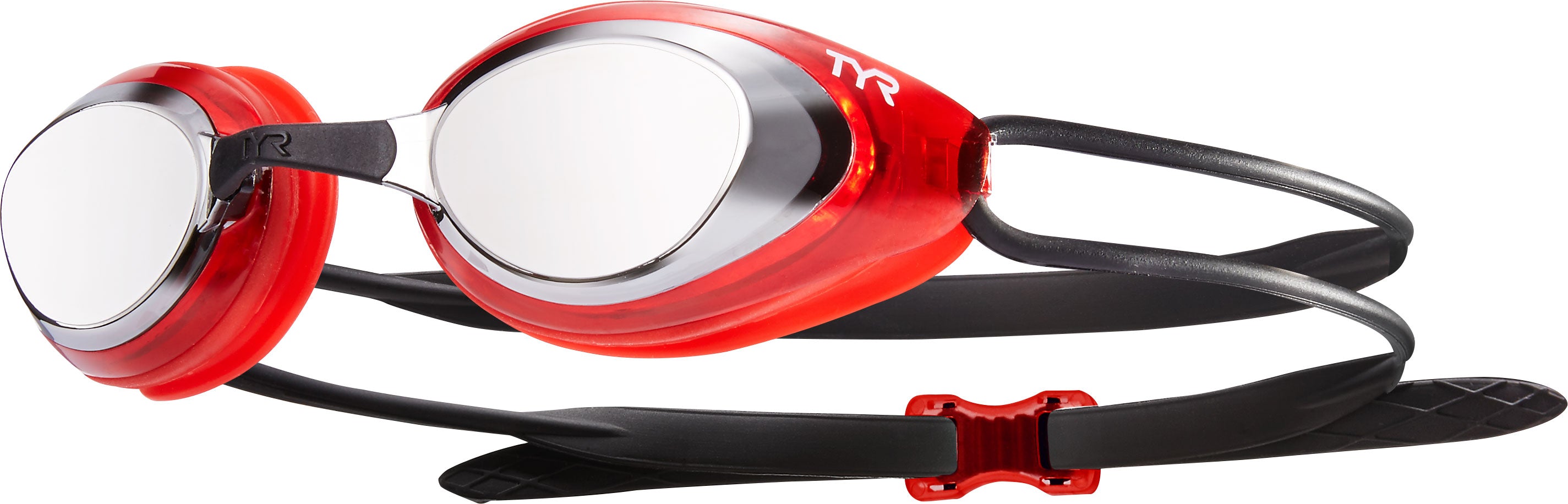 tyr blackhawk goggles TYR Black Hawk Racing Mirrored Goggles, Silver/Red