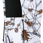 BlackStrap Camber Hood Adjustable Balaclava Print 2024 - A white balaclava with a brown and grey tree branch pattern, featuring an adjustable hood.