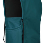 BlackStrap Camber Hood Adjustable Balaclava Solid 2024 - A solid black balaclava with adjustable drawstrings and a hood.