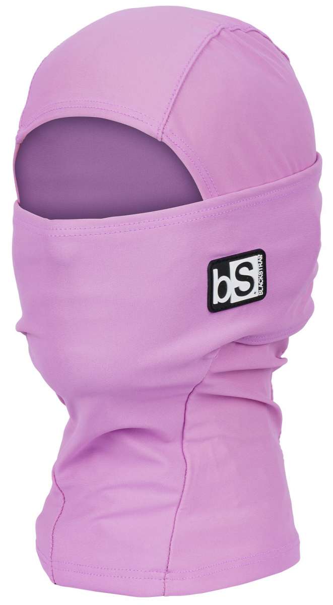 BlackStrap Kids Hood Solid Balaclava 2024 - A solid-colored balaclava with a hood for kids, featuring a simple design without any visible patterns or logos.