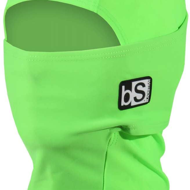 BlackStrap Kids Hood Solid Balaclava 2024 - A solid black balaclava with a hood for kids.